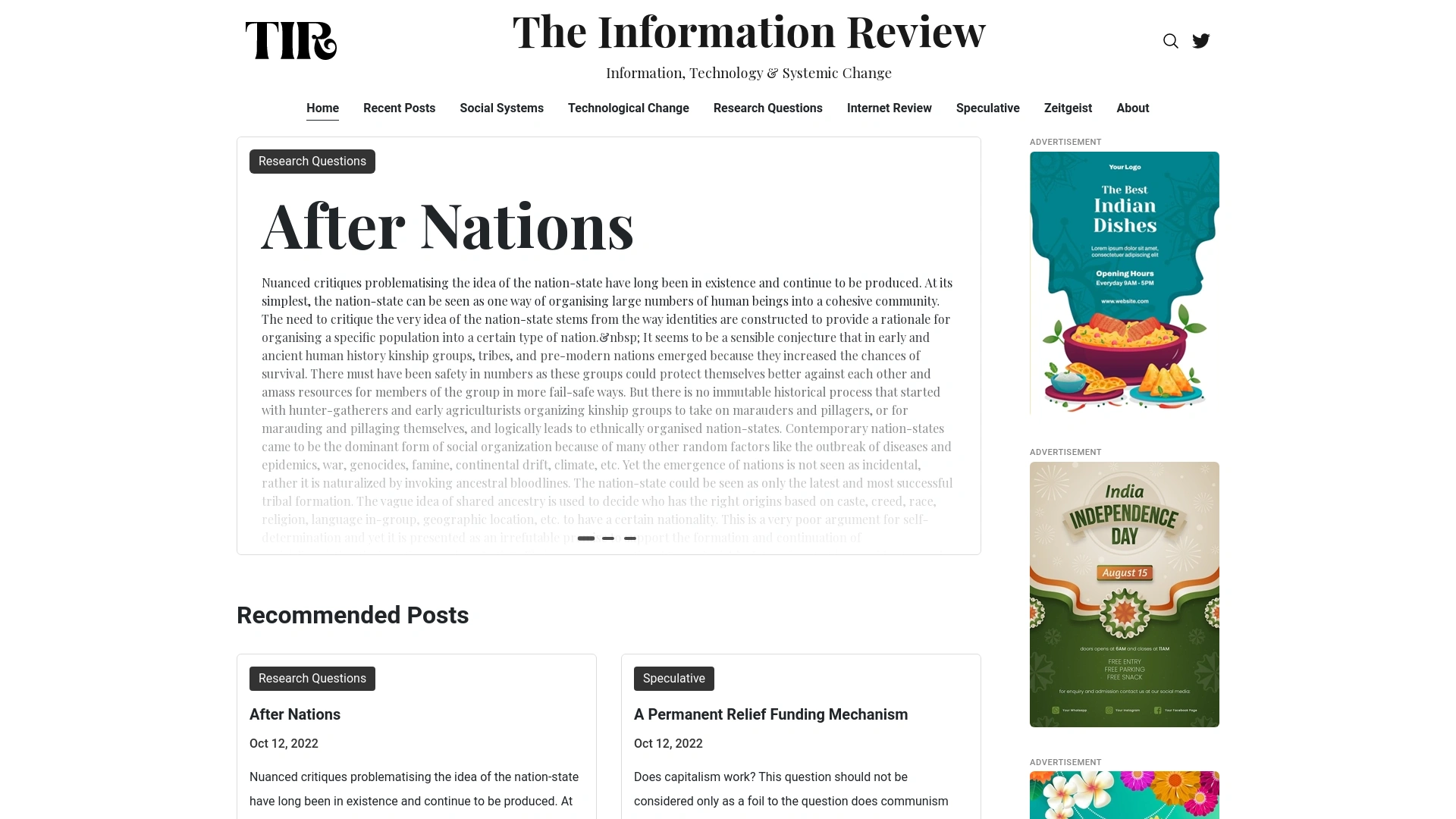 The Information Review